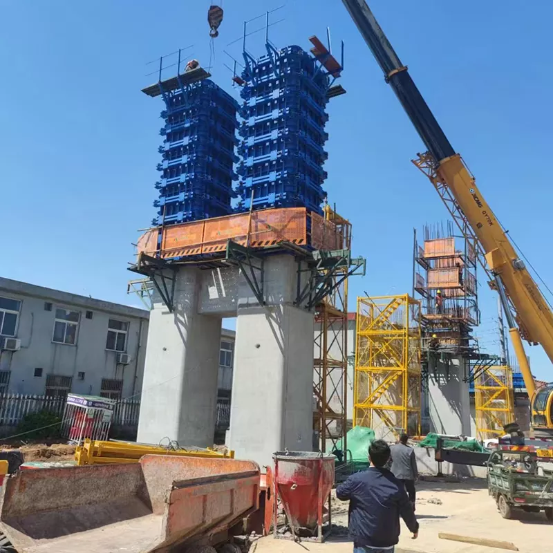 Fôrma de aço para engenharia municipal